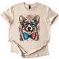 Corgi Patriotic Dog, USA, America, Pet Lover, 4th of July, Soft Style T-Shirt