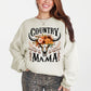 Country Mama, Skull, Western, Country, Mother's Day Sweatshirt