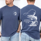 Cowboy Fishing Club, Dad, Father's Day, Boyfriend, Husband, Brother, Guy Gift, Comfort Colors T-Shirt