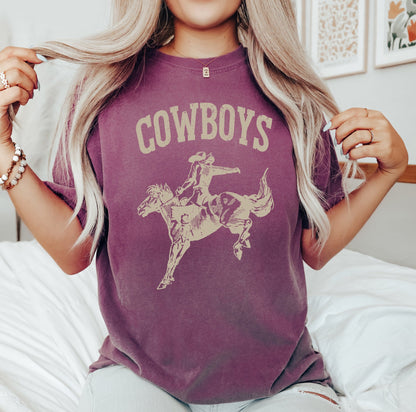 Cowboys, Bronco Rider, Cowboy, Western, Horse, Tshirt Comfort Colors T-Shirt
