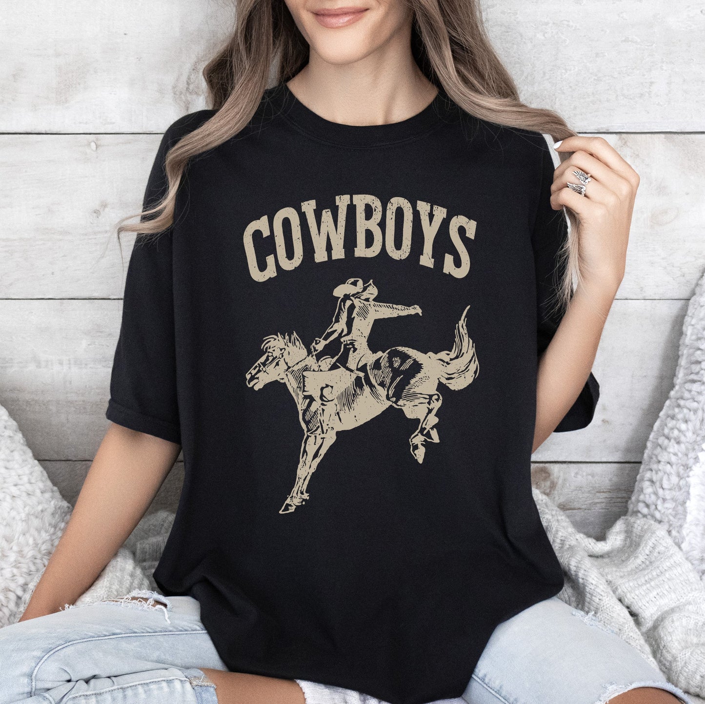 Cowboys, Bronco Rider, Cowboy, Western, Horse, Tshirt Comfort Colors T-Shirt