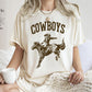Cowboys, Bronco Rider, Cowboy, Western, Horse, Tshirt Comfort Colors T-Shirt