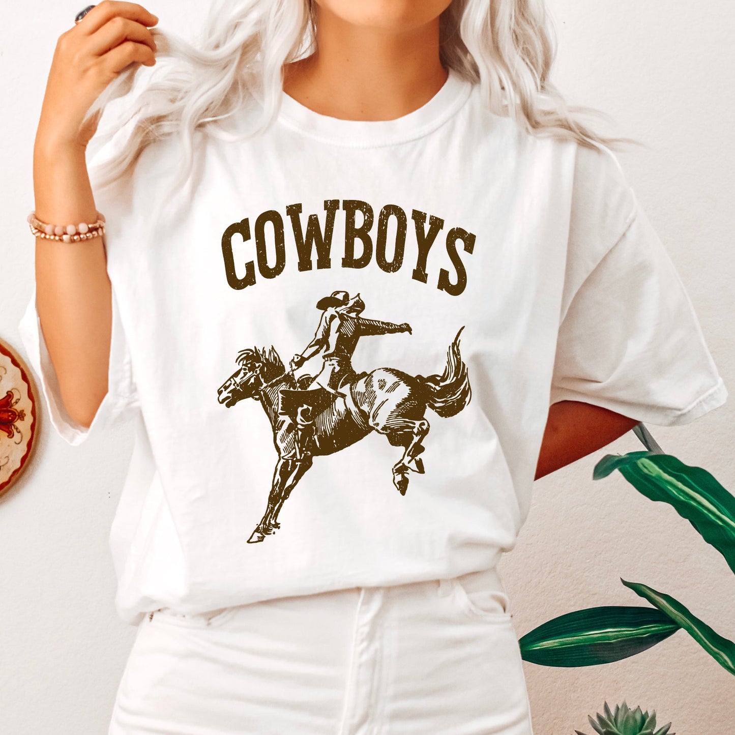 Cowboys, Bronco Rider, Cowboy, Western, Horse, Tshirt Comfort Colors T-Shirt