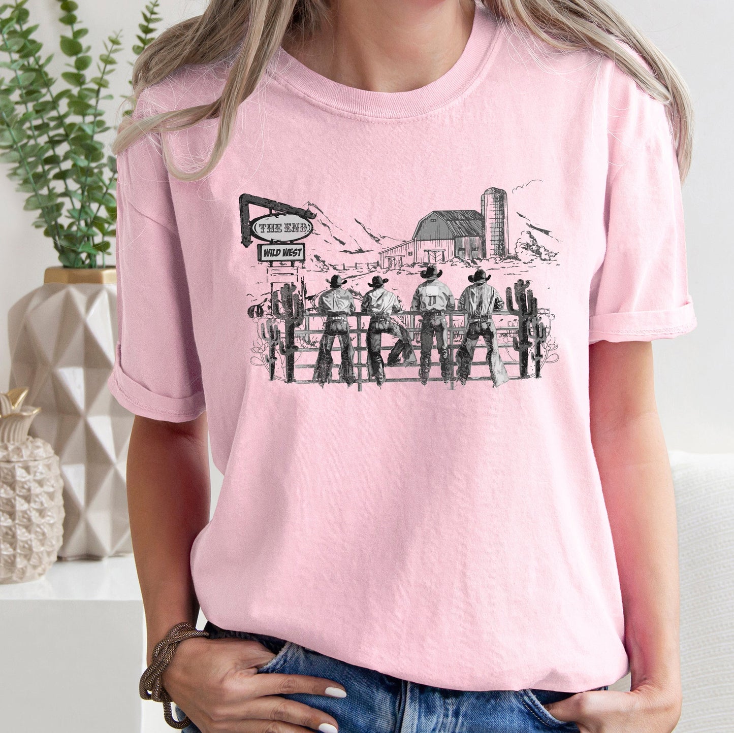 Cowboys, Ranch, Cowgirls, Cute, Western, Country, Tshirt Comfort Colors T-Shirt