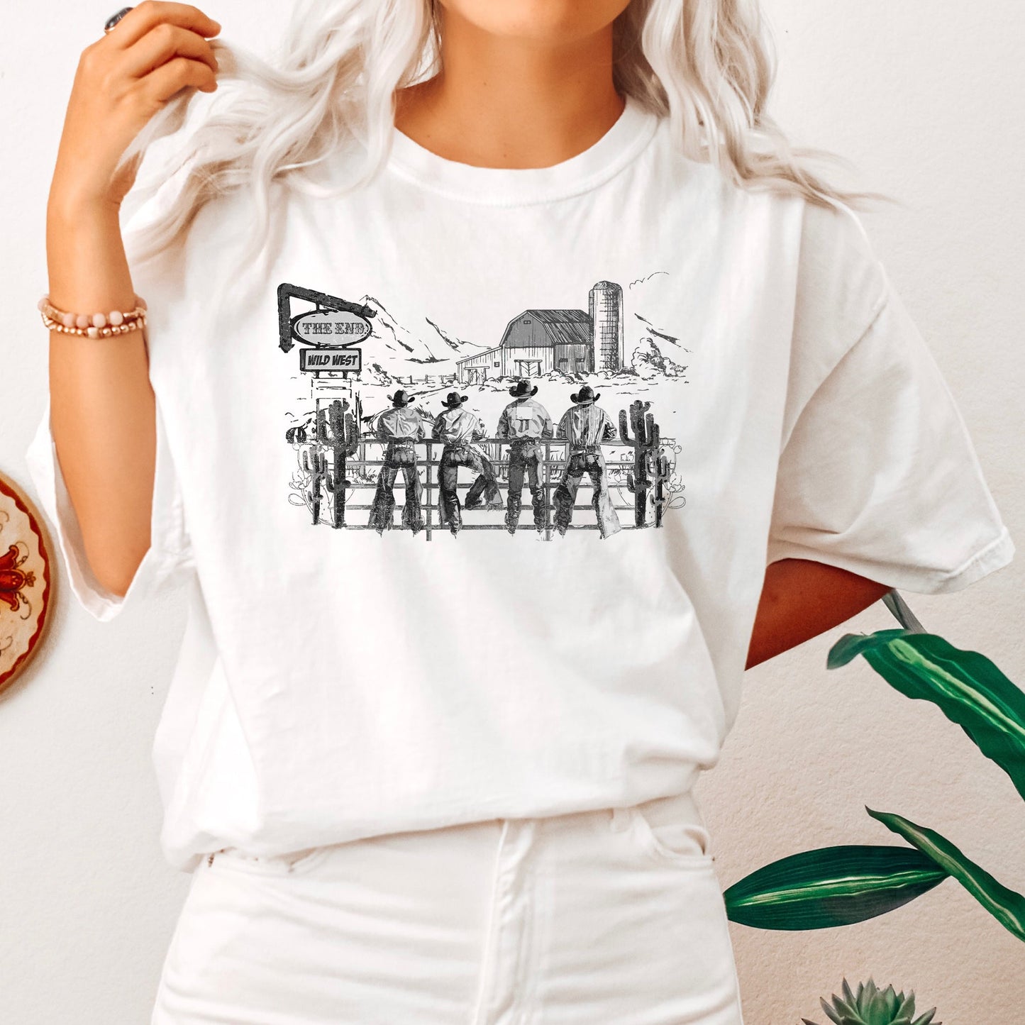 Cowboys, Ranch, Cowgirls, Cute, Western, Country, Tshirt Comfort Colors T-Shirt