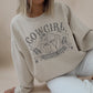 Cowgirl Cocktail Club, Western, Country Sweatshirt