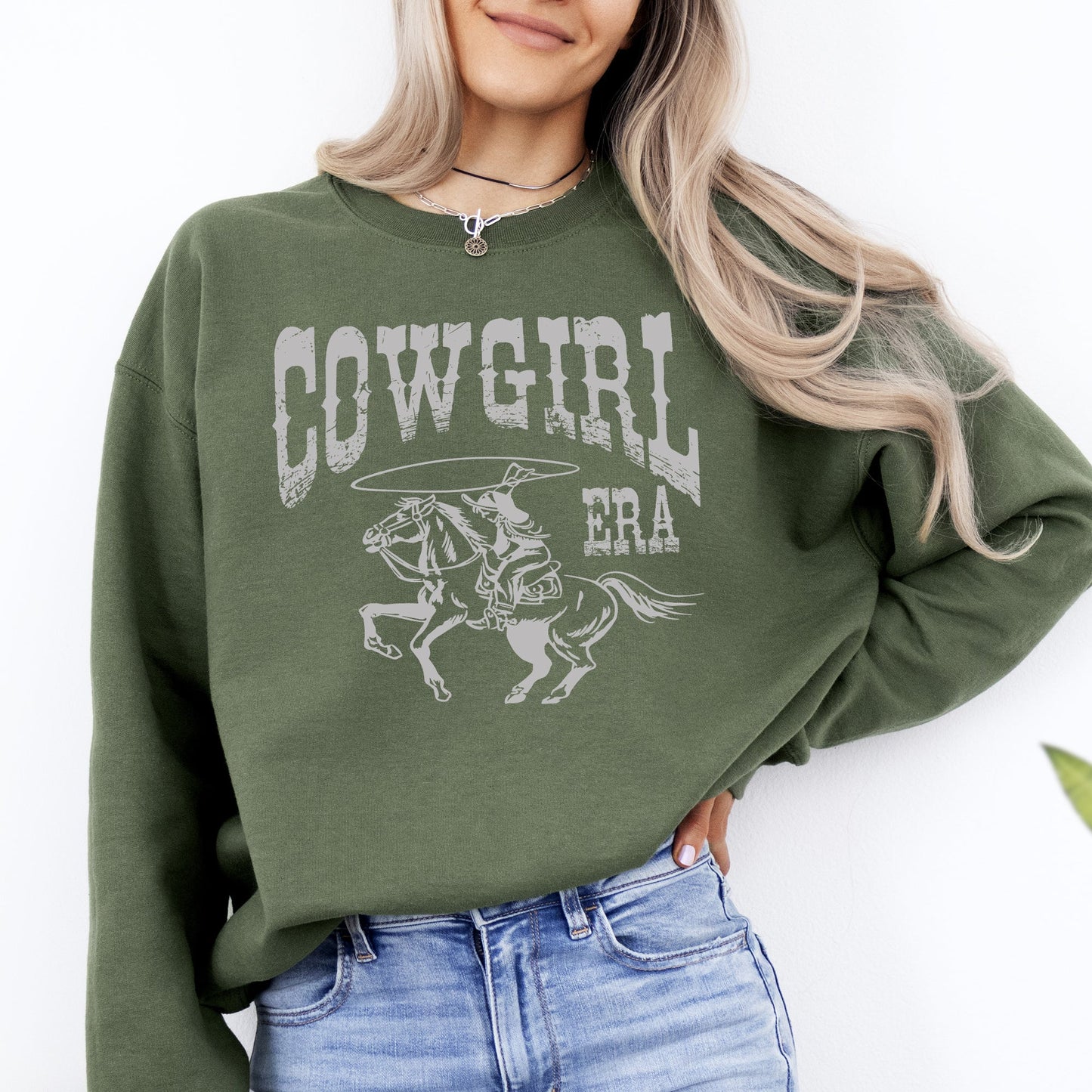 Cowgirl Era, Rodeo, Western, Country, Horse Sweatshirt