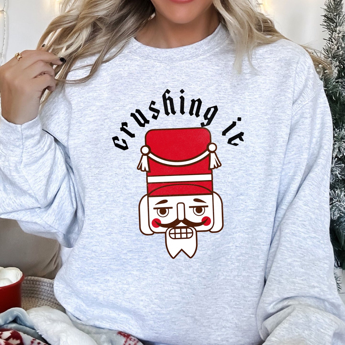 Crushing It Nutcracker Retro Sweatshirt