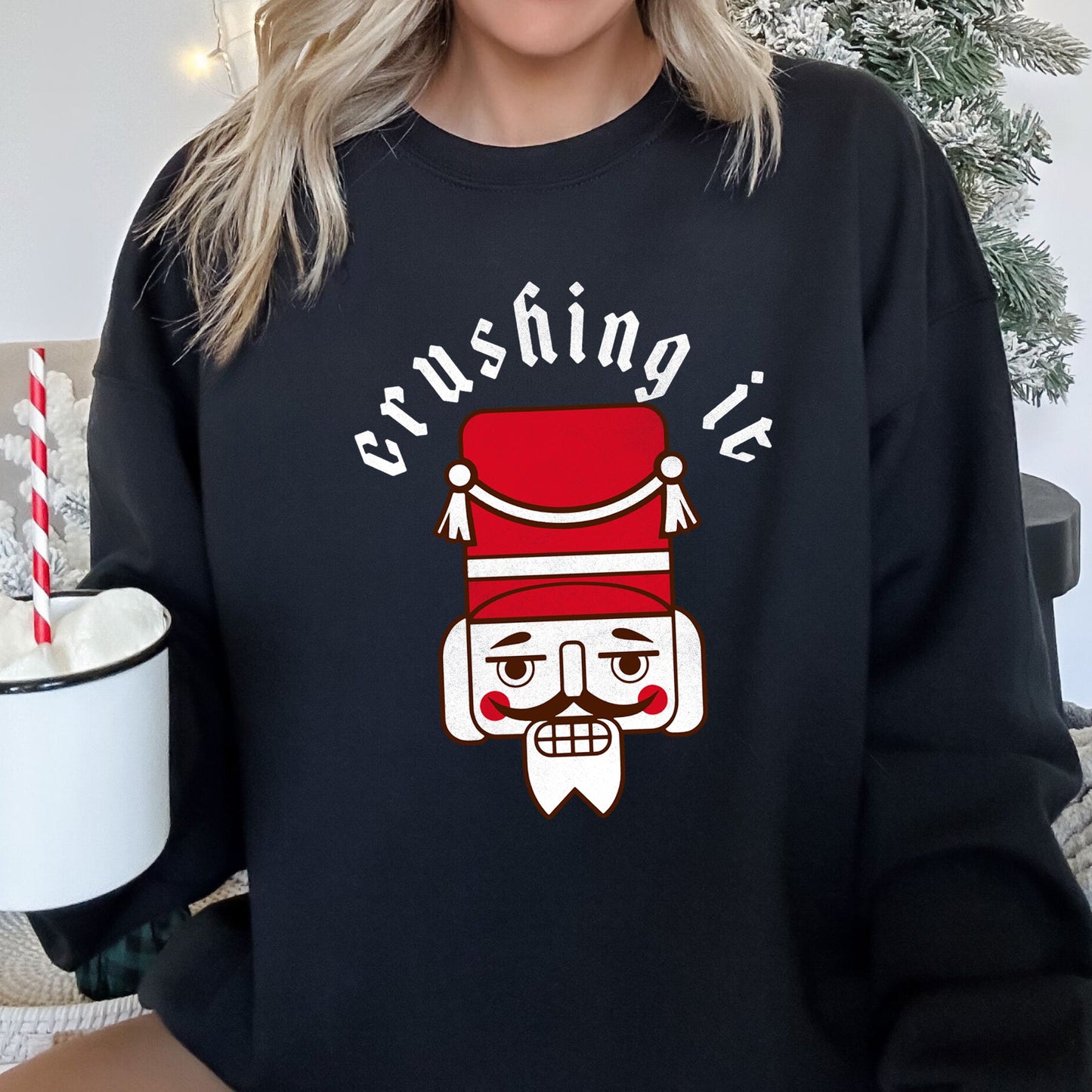 Crushing It Nutcracker Vintage Sweatshirt