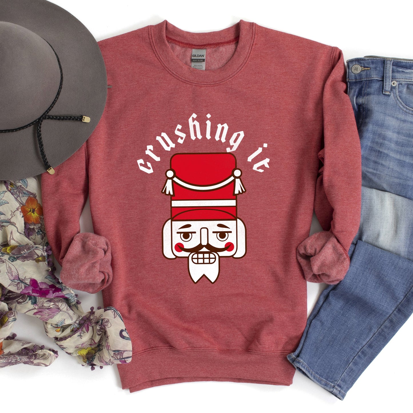 Crushing It Nutcracker Vintage Sweatshirt