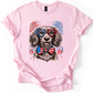 Dachshund Patriotic Dog, USA, America, Pet Lover, 4th of July, Soft Style T-Shirt