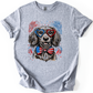 Dachshund Patriotic Dog, USA, America, Pet Lover, 4th of July, Soft Style T-Shirt