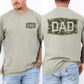 Dad, Camo, Camouflage, Father's Day, Husband, Guy Gift, Old School, Comfort Colors T-Shirt