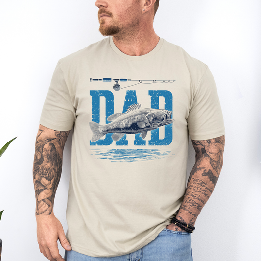 Dad, Fishing, Father's Day, Boyfriend, Husband, Brother, Guy Gift, Soft Style T-Shirt