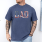 Dad, Patriotic, American Flag, Stars Stripes, Father's Day, Fourth of July, USA, Comfort Colors T-Shirt