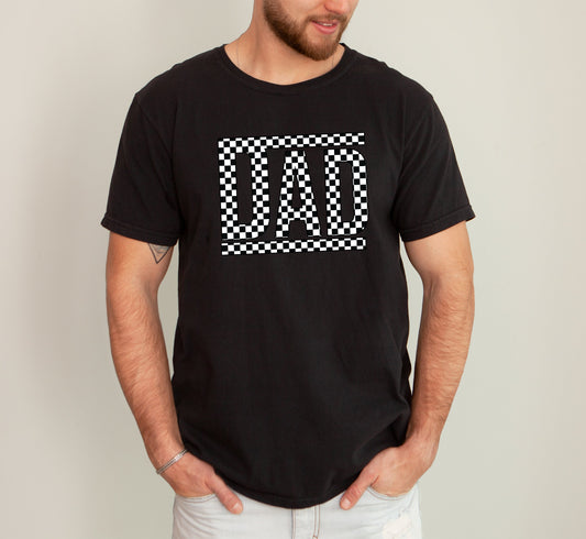 Dad, Retro, Checkered, Vintage, Father's Day, For Men, Husband Tshirt Comfort Colors T-Shirt