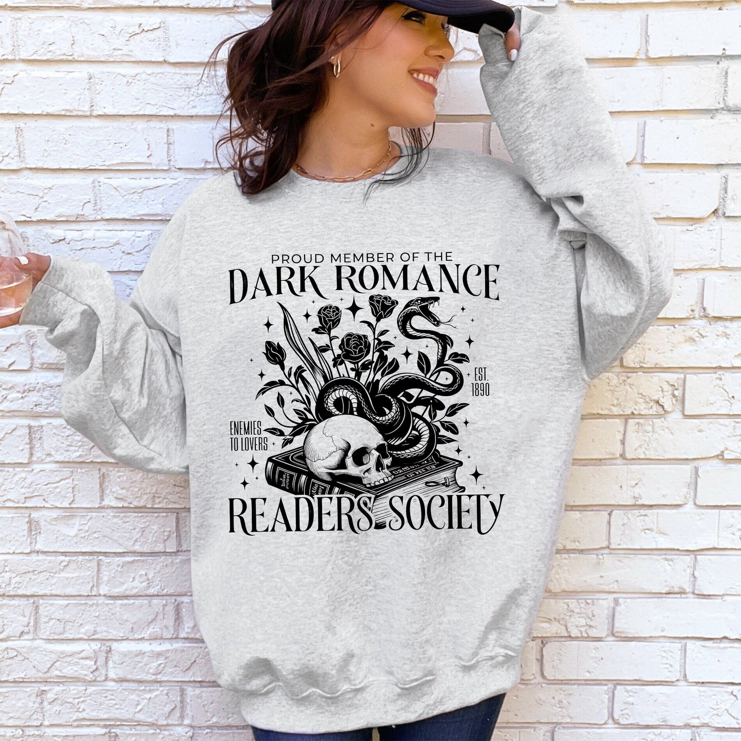 Dark Romance Readers Society, Romantasy, Booktok, Library, Books Sweatshirt