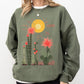 Desert Cactus, Sun Succulent, Western, Plants, Sweatshirt