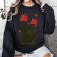 Desert Cactus, Succulent, Country, Western Plants Sweatshirt