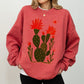 Desert Cactus, Succulent, Country, Western Plants Sweatshirt