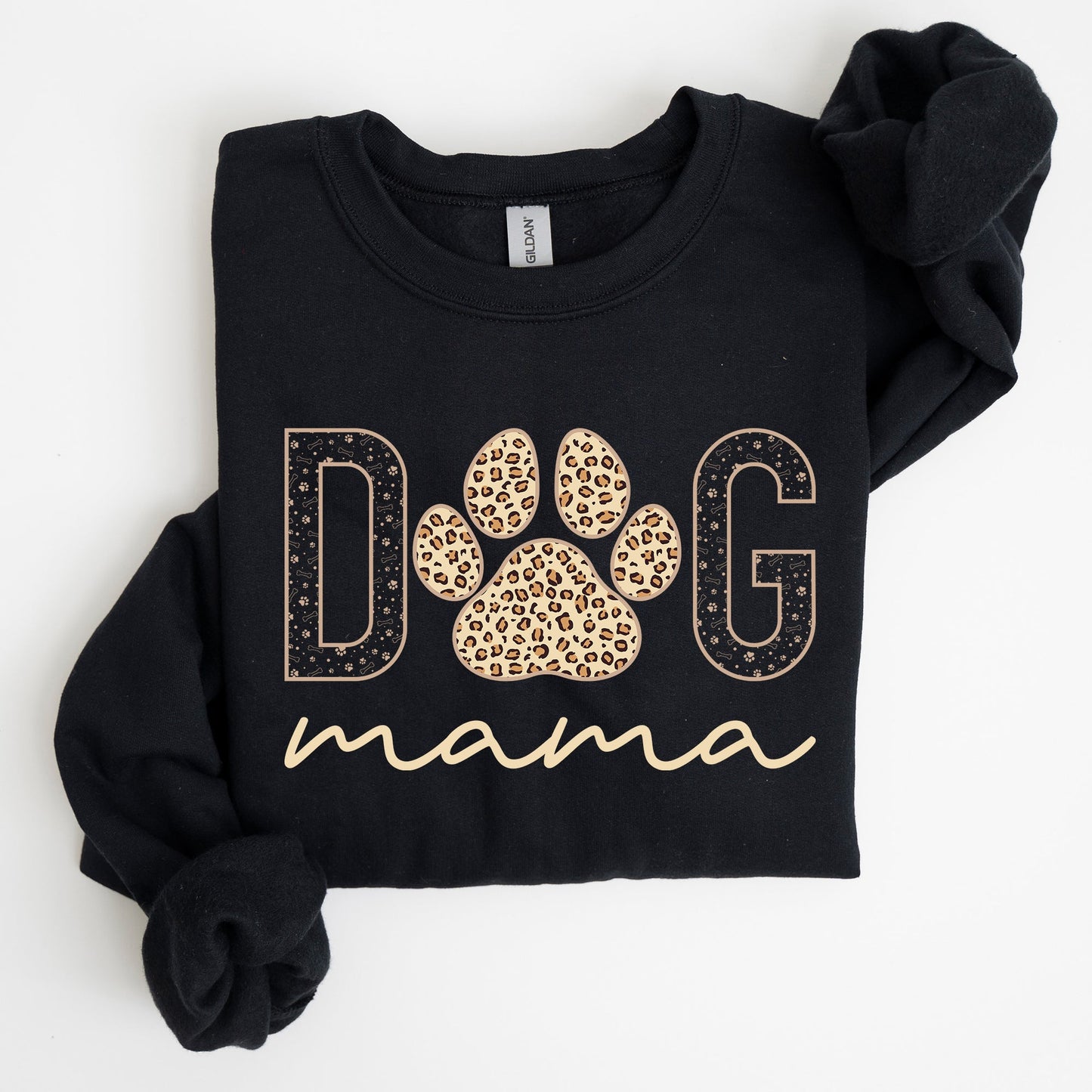 Dog Mama, Leopard Print Sweatshirt, Mother's Day Gift