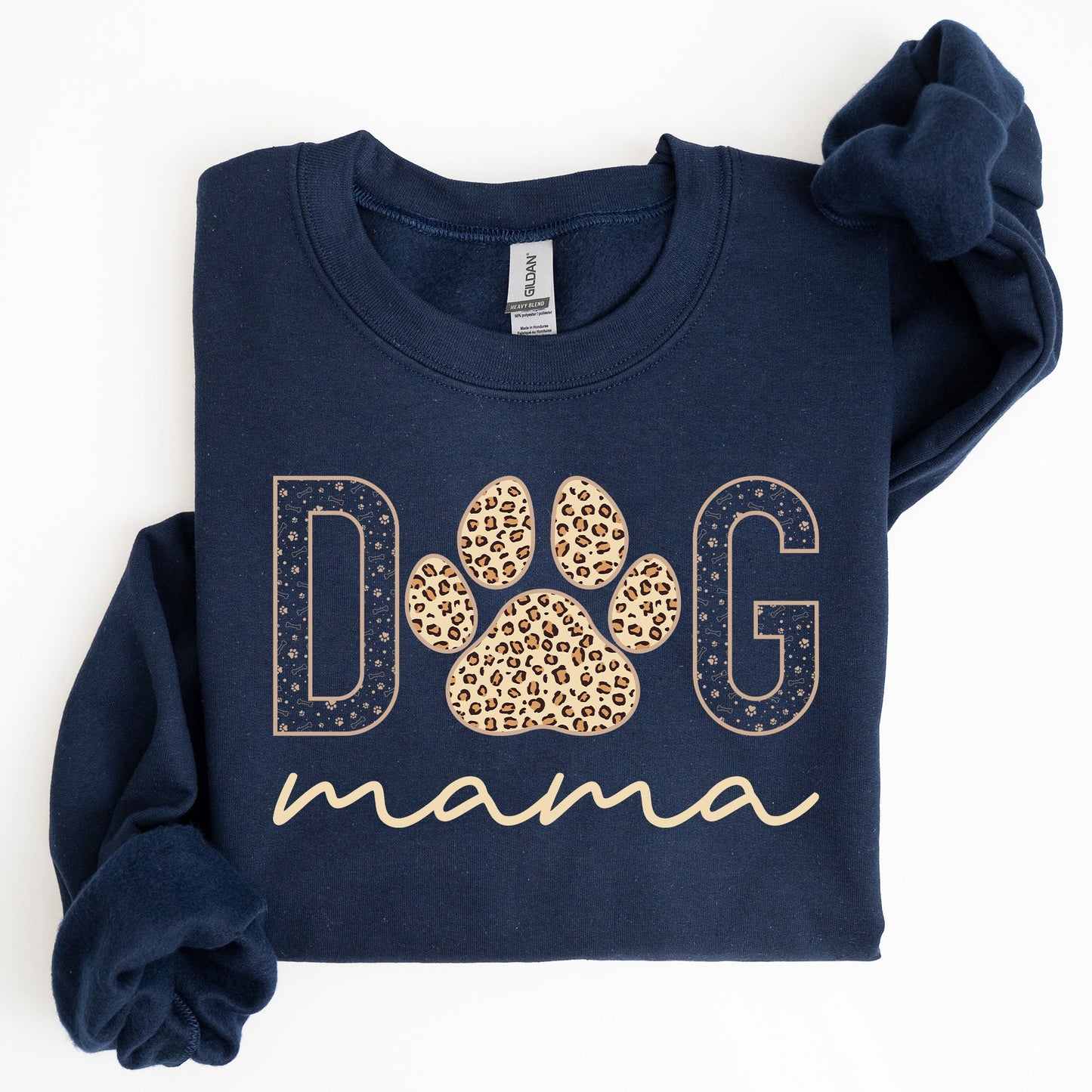 Dog Mama, Leopard Print Sweatshirt, Mother's Day Gift