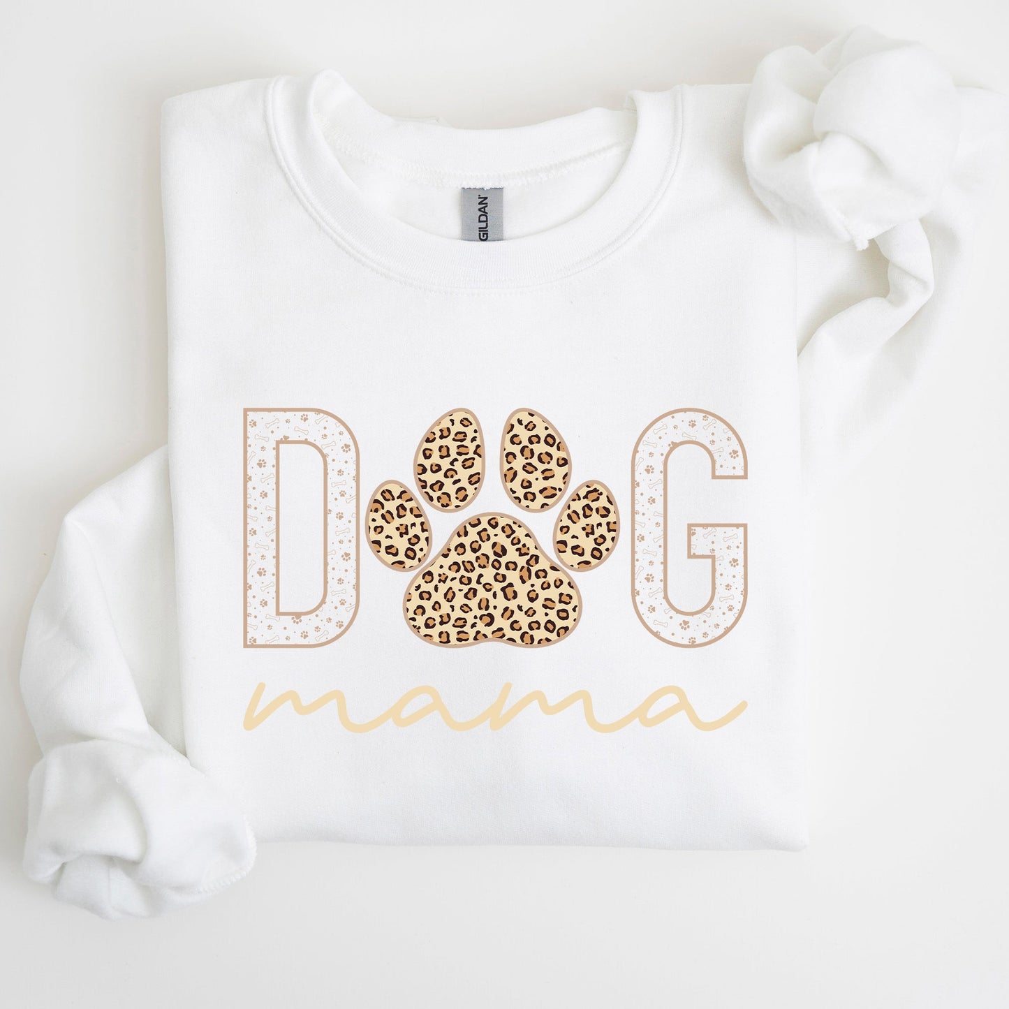 Dog Mama, Leopard Print Sweatshirt, Mother's Day Gift