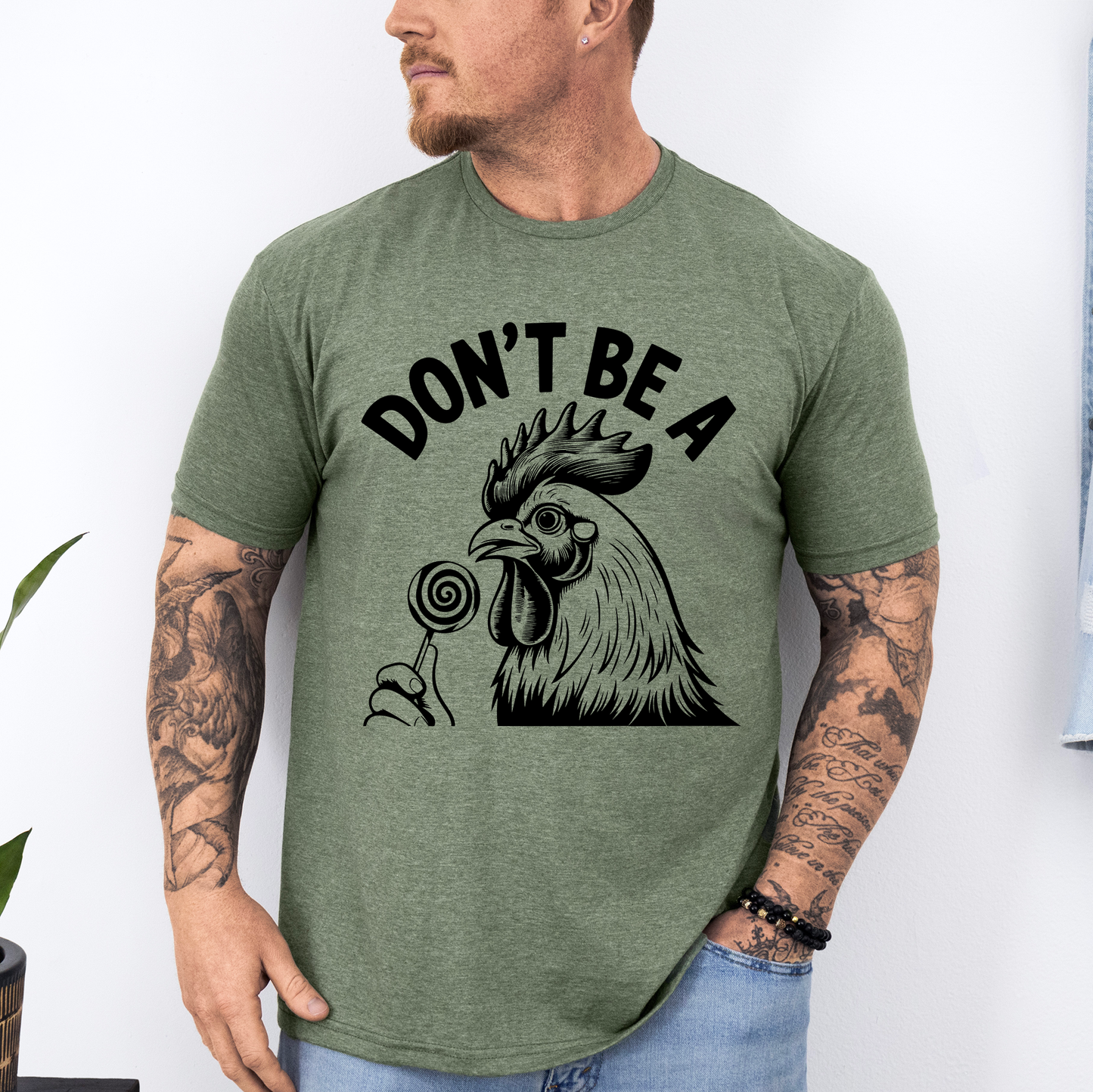 Don't Be A Cock Sucker, Chicken, Funny, Dirty, Dad, Father's Day, Boyfriend, Husband, Brother, Guy Gift, Soft Style T-Shirt
