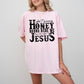 Don't Worry Honey Round Here We Leave the Judgin' to Jesus, Country, Western, Christian, God Is Love, Tshirt Comfort Colors T-Shirt