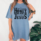 Don't Worry Honey Round Here We Leave the Judgin' to Jesus, Country, Western, Christian, God Is Love, Tshirt Comfort Colors T-Shirt