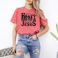 Don't Worry Honey Round Here We Leave the Judgin' to Jesus, Country, Western, Christian, God Is Love, Tshirt Comfort Colors T-Shirt