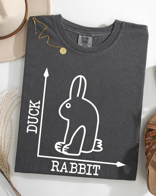Duck, Rabbit, Funny, Meme, Aesthetic Shirt Comfort Colors T-Shirt