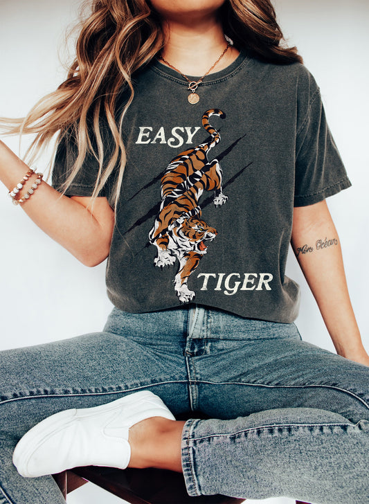 Easy Tiger Sassy Retro Comfort Colors Tshirt