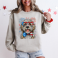 English Sheepdog Patriotic Dog, USA, America, Pet Lover, 4th of July Sweatshirt