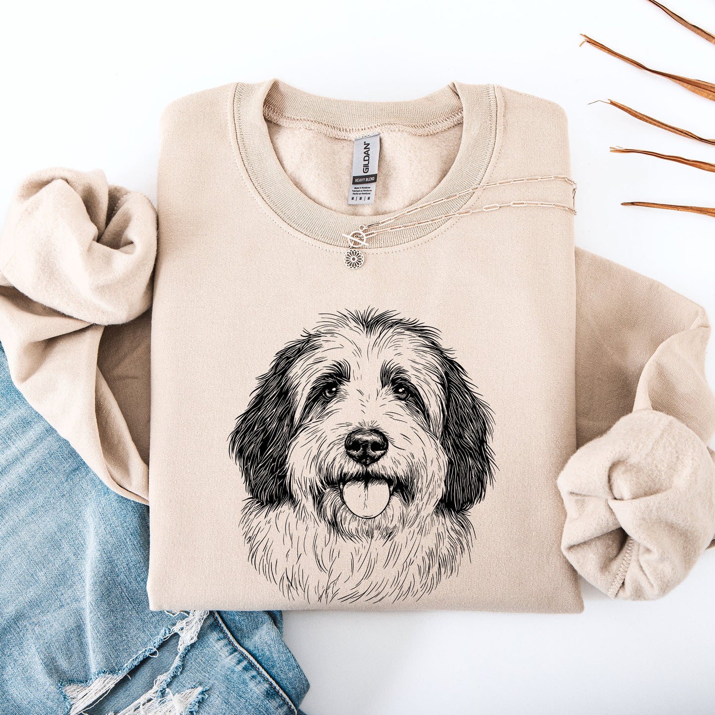 English Sheepdog, Dog Lover Apparel, Pet, Dog Breed, Cute Sweatshirt