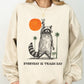 Everyday Is Trash Day, Funny, Raccoon, Meme, Aesthetic Sweatshirt