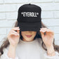 Eyeroll, Sassy, Funny, Black Snapback Trucker Hat