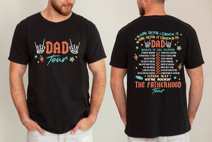 Fatherhood Tour, Dad Rock, Music, Concert, Father's Day, For Men, Some Day I Rock It Tshirt Comfort Colors T-Shirt
