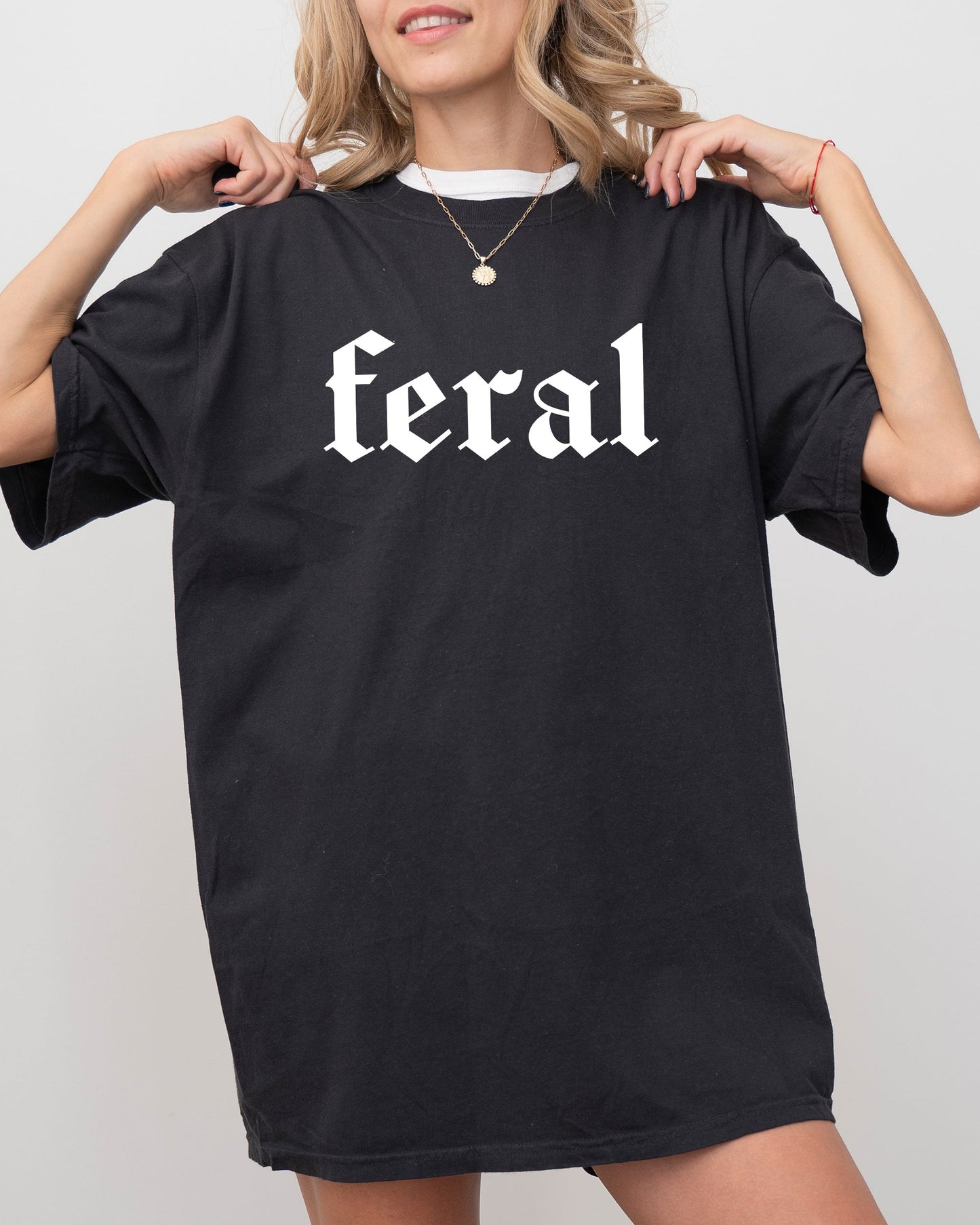 Feral, Funny, Humorous, Suggestive, Vulgar, Meme, Aesthetic, Trendy Shirt Comfort Colors T-Shirt