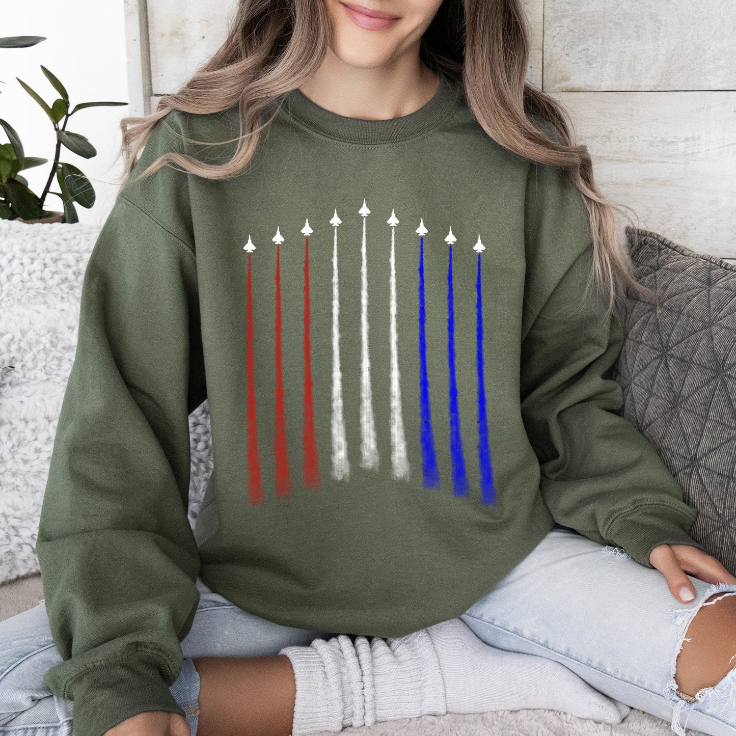 Fighter Jets, Military, Navy, Air Force, American Sweatshirt