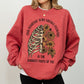 Find Someone Who Grows Flowers, Skeleton, Cowgirl Sweatshirt