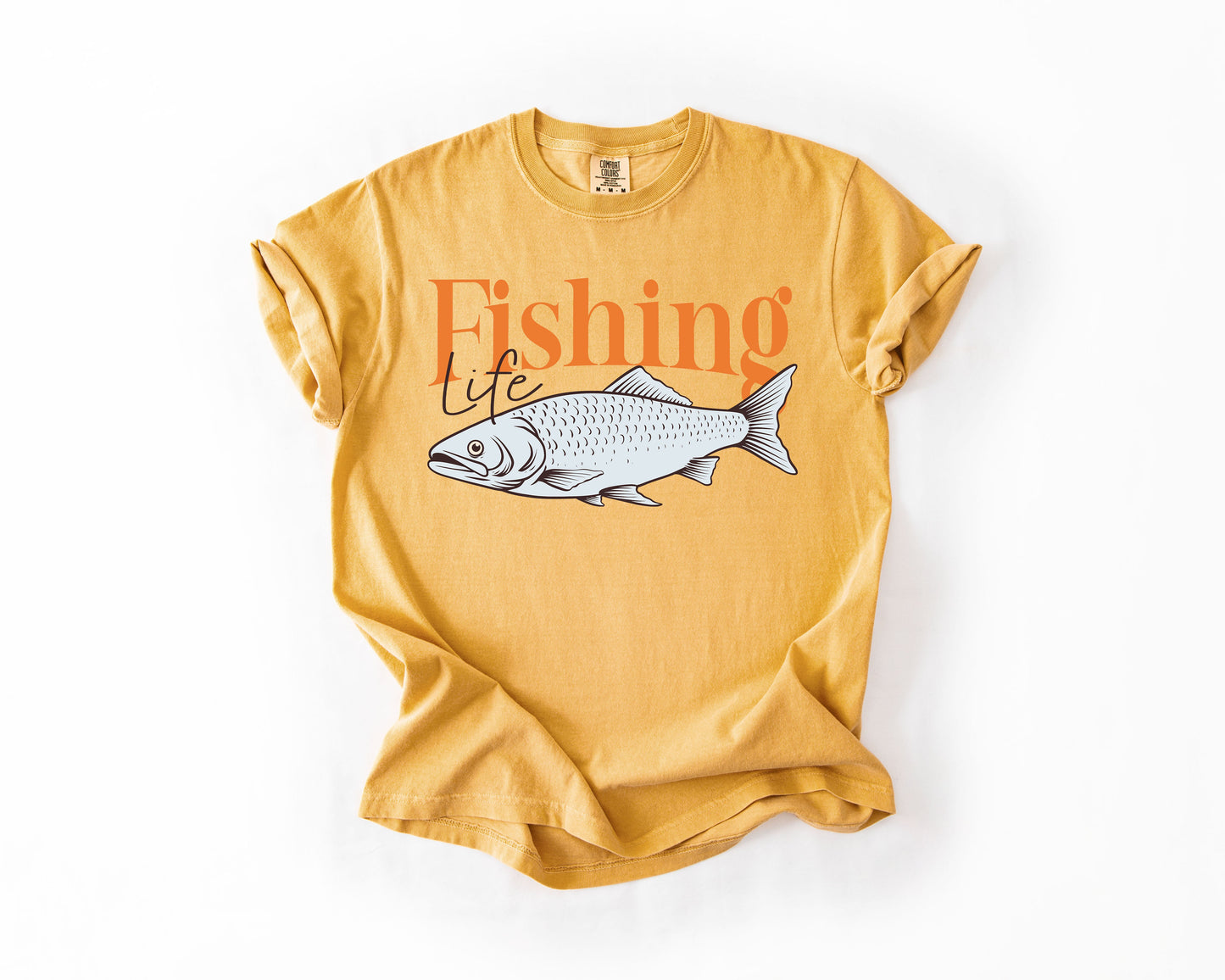 Fishing Life, Boat, Lake Life, Sea Life, Camping, Outdoor, Nature, Travel, Comfort Colors T-Shirt