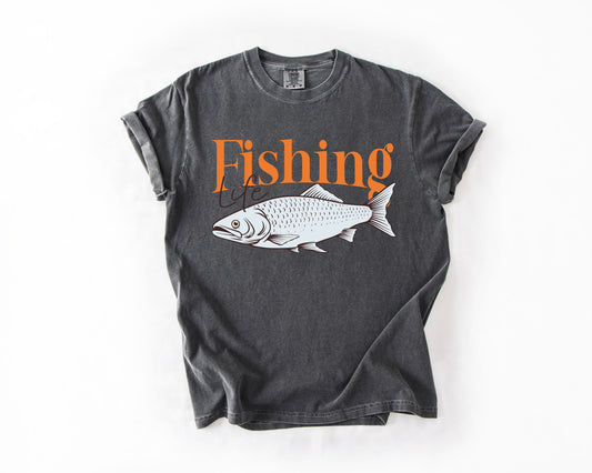 Fishing Life, Boat, Lake Life, Sea Life, Camping, Outdoor, Nature, Travel, Comfort Colors T-Shirt