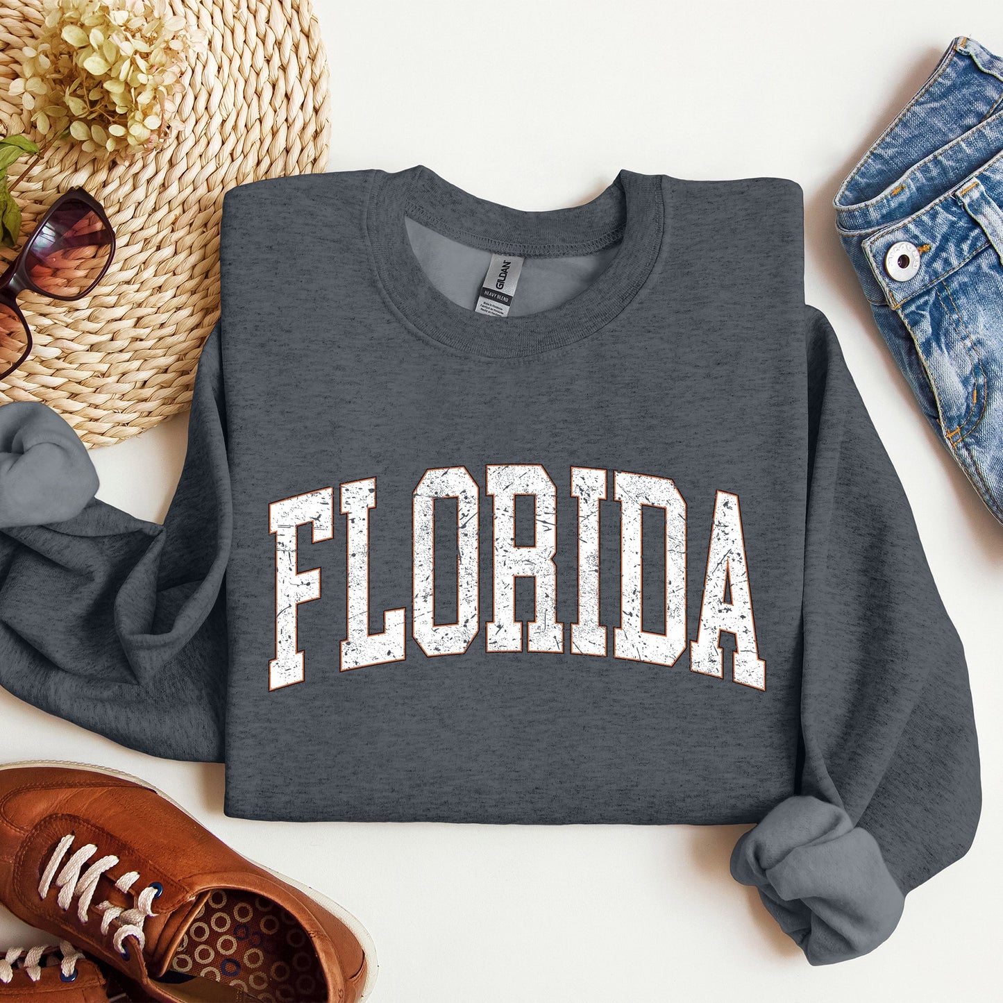 Florida, Football, Sports, Game Day, Big Game, Touchdown, Tailgate Party, University, College, State Sweatshirt