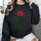 Flowering Desert Cactus, Succulent Plants Cowgirl Sweatshirt