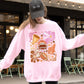 Football, Floral, Girly, Sports, Game Day, Big Game, Touchdown, Tailgate Party Sweatshirt