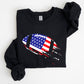 Football, Sports, American Flag, Patriotic, Sweatshirt