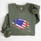 Football, Sports, American Flag, Patriotic, Sweatshirt