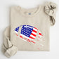 Football, Sports, American Flag, Patriotic, Sweatshirt