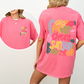 Forever Chasing Sunsets, Colorful, Flamingo, Beach, Summer, Comfort Colors T-Shirt